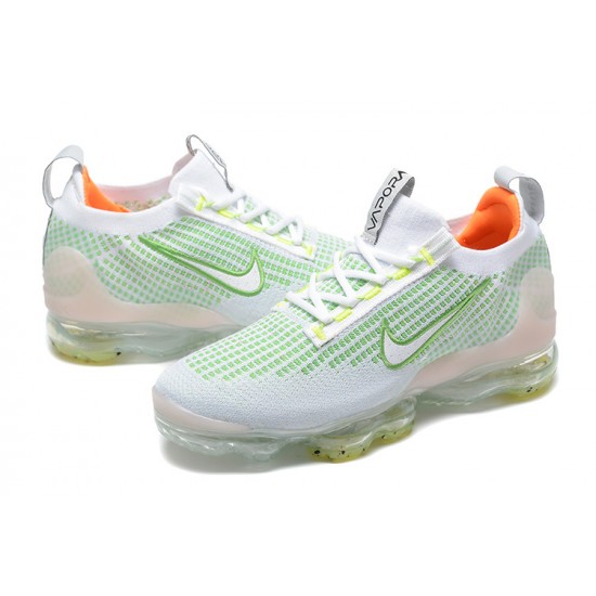 PK Sneakers Air VaporMax 2021 Flyknit FD0871-100 White Green Shoes