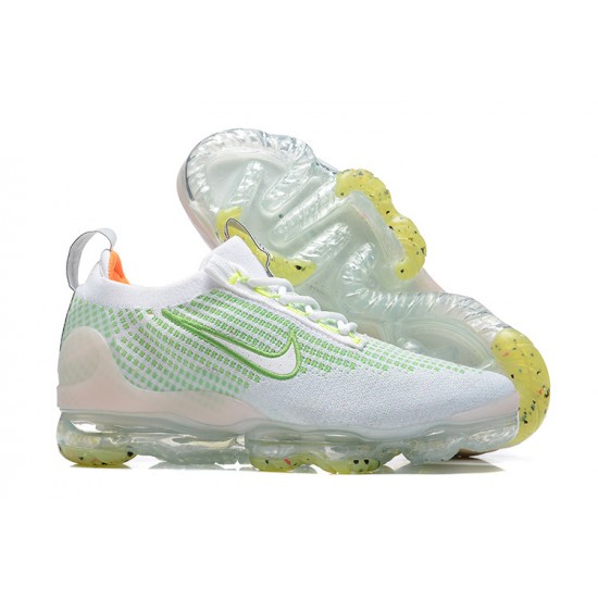 PK Sneakers Air VaporMax 2021 Flyknit FD0871-100 White Green Shoes