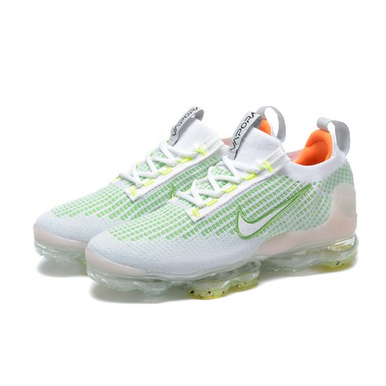 PK Sneakers Air VaporMax 2021 Flyknit FD0871-100 White Green Shoes