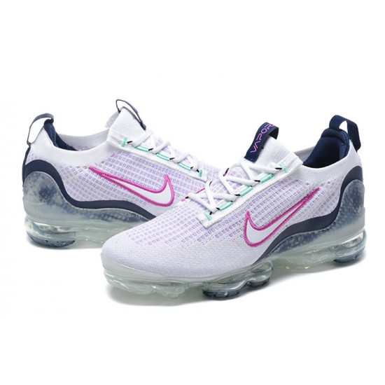 PK Sneakers Air VaporMax 2021 Flyknit DB1550-105 White Pink Shoes