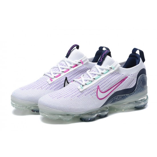 PK Sneakers Air VaporMax 2021 Flyknit DB1550-105 White Pink Shoes