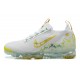 PK Sneakers Air VaporMax 2021 Flyknit White Yellow Shoes