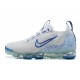 PK Sneakers Air VaporMax 2021 Flyknit White and Blue Shoes