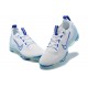 PK Sneakers Air VaporMax 2021 Flyknit White and Blue Shoes