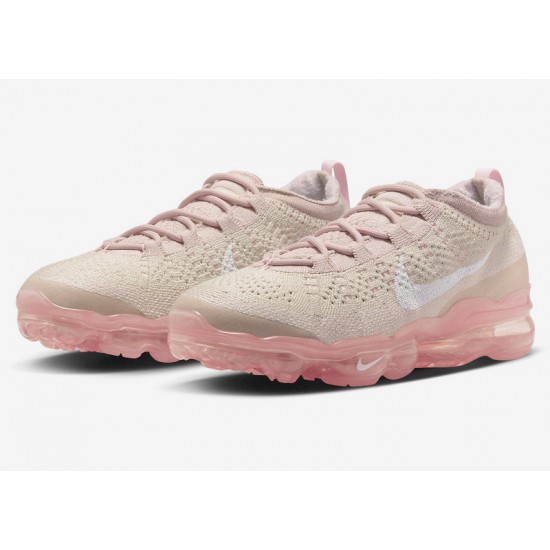 PK Sneakers Air VaporMax 2023 Flyknit DV6840-101 Oatmeal Pink Shoes