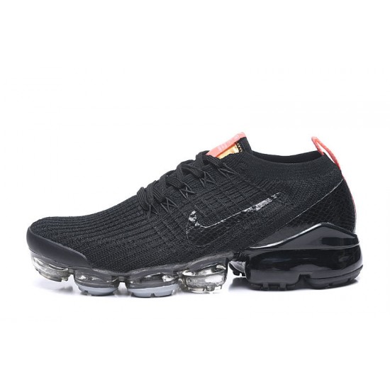 PK Sneakers Air VaporMax Flyknit 3 Black Orange Shoes