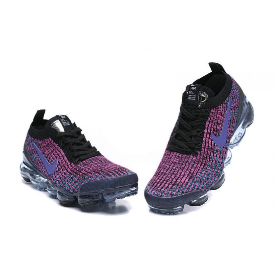 PK Sneakers Air VaporMax Flyknit 3 AJ6900-009 Black Purple Shoes