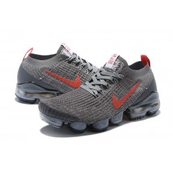 PK Sneakers Air VaporMax Flyknit 3 CT1270-001 Grey Red Shoes