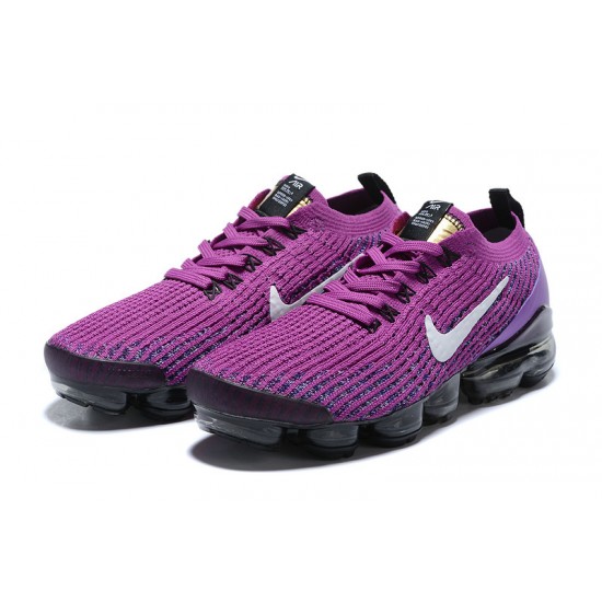 PK Sneakers Air VaporMax Flyknit 3 AJ6900-502 Purple Black Shoes