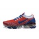 PK Sneakers Air VaporMax Flyknit 3 CW5585-100 Red Blue Shoes