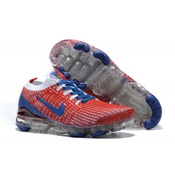 PK Sneakers Air VaporMax Flyknit 3 CW5585-100 Red Blue Shoes