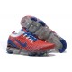 PK Sneakers Air VaporMax Flyknit 3 CW5585-100 Red Blue Shoes