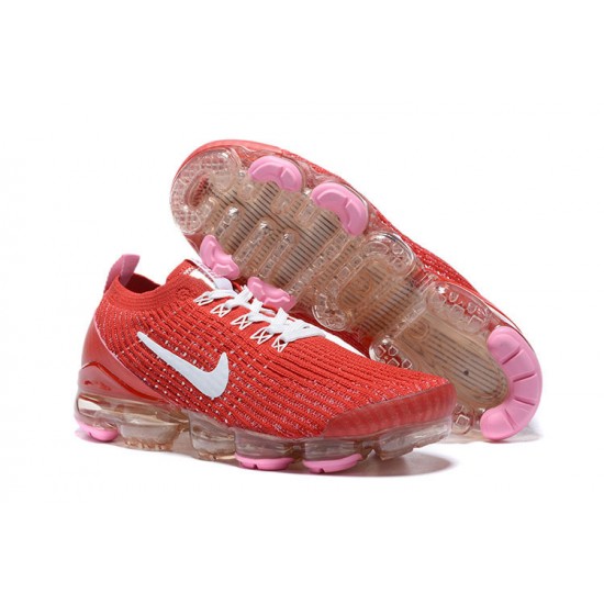 PK Sneakers Air VaporMax Flyknit 3 CU4756-600 Red White Shoes