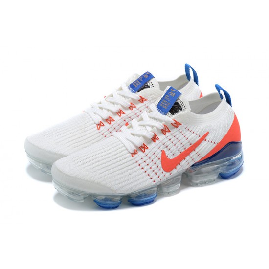 PK Sneakers Air VaporMax Flyknit 3 CZ7994-100 White Blue Shoes