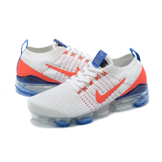 PK Sneakers Air VaporMax Flyknit 3 CZ7994-100 White Blue Shoes