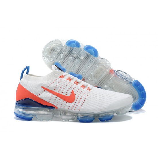 PK Sneakers Air VaporMax Flyknit 3 CZ7994-100 White Blue Shoes