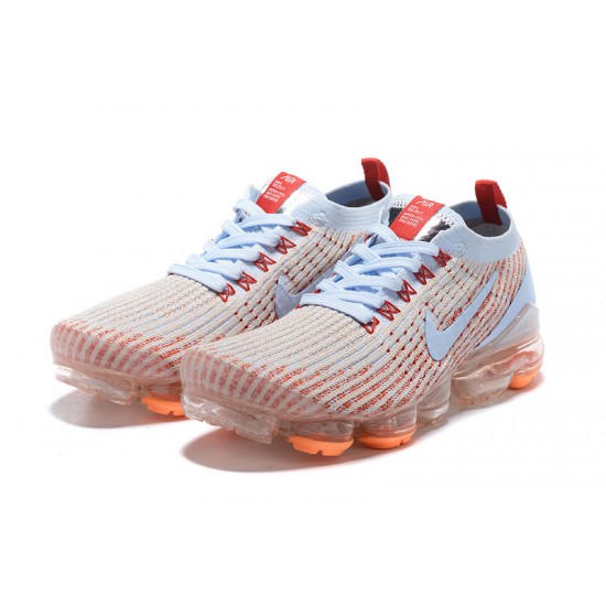 PK Sneakers Air VaporMax Flyknit 3 AJ6910-400 White Orange Shoes