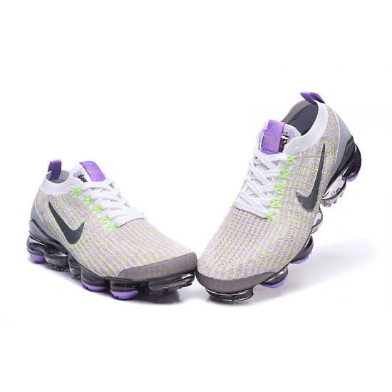 PK Sneakers Air VaporMax Flyknit 3 AJ6900-102 White Purple Shoes