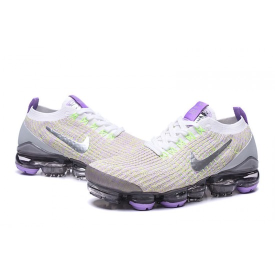 PK Sneakers Air VaporMax Flyknit 3 AJ6900-102 White Purple Shoes