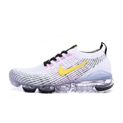 PK Sneakers Air VaporMax Flyknit 3 AJ6900-103 White Yellow Shoes