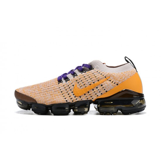 PK Sneakers Air VaporMax Flyknit 3 AJ6900-222 Yellow Purple Shoes