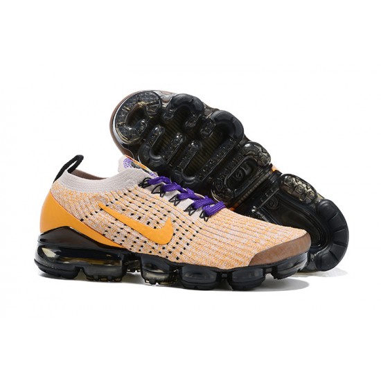 PK Sneakers Air VaporMax Flyknit 3 AJ6900-222 Yellow Purple Shoes