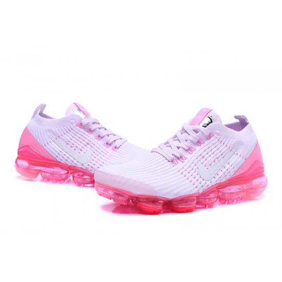 PK Sneakers Air VaporMax Flyknit 3 AJ6910-005 White Pink Shoes