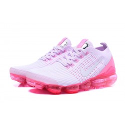 PK Sneakers Air VaporMax Flyknit 3 AJ6910-005 White Pink Shoes