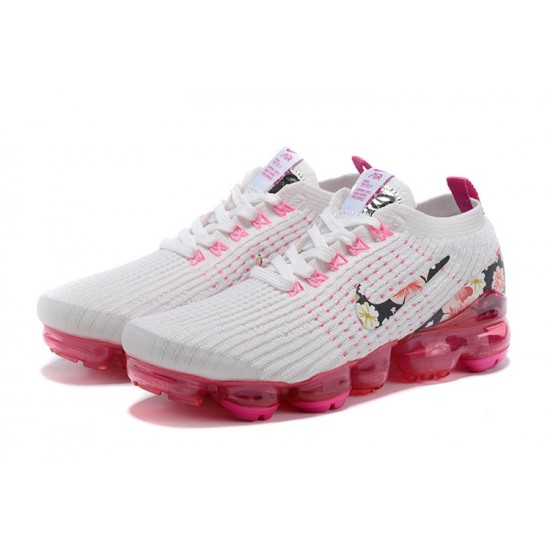 PK Sneakers Air VaporMax Flyknit 3 AJ6910-601 White Pink Shoes