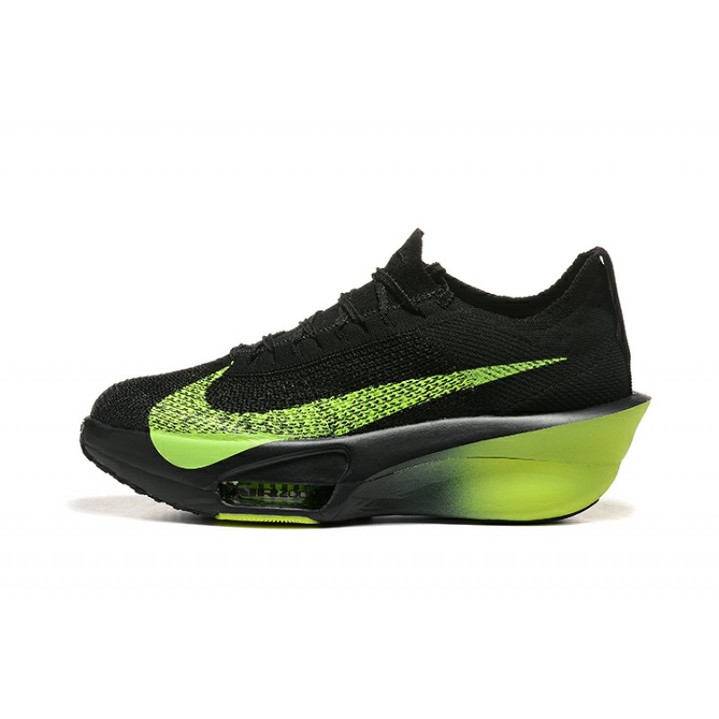 PK Sneakers Air Zoom Alphafly NEXT 3 Black and Green Shoes 