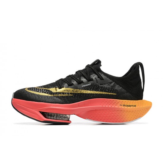 PK Sneakers Air Zoom Alphafly Next 2 Black Gold Shoes 