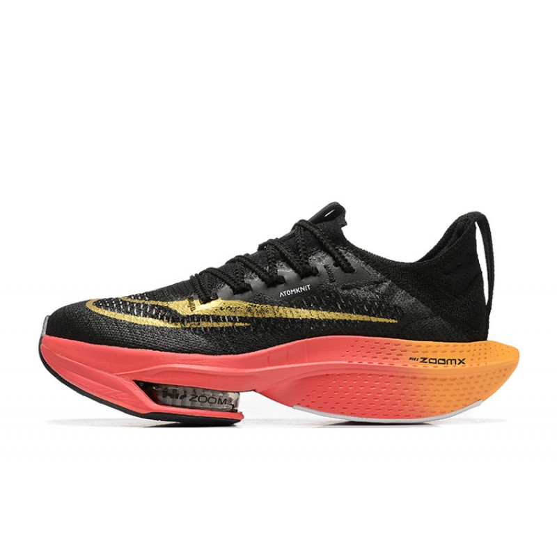 PK Sneakers Air Zoom Alphafly Next 2 Black Gold Shoes 