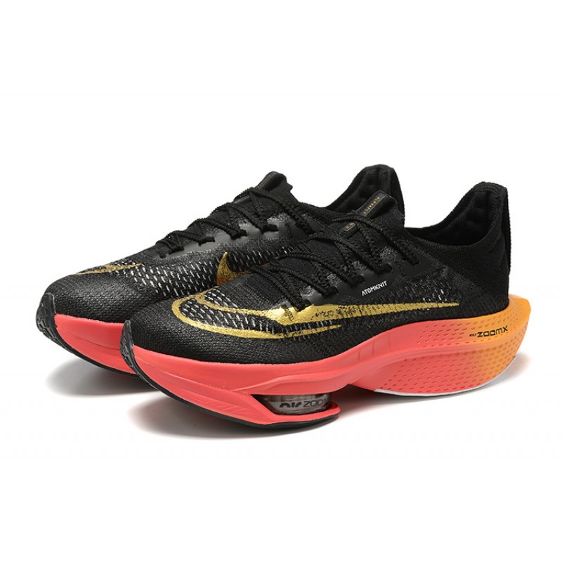 PK Sneakers Air Zoom Alphafly Next 2 Black Gold Shoes 