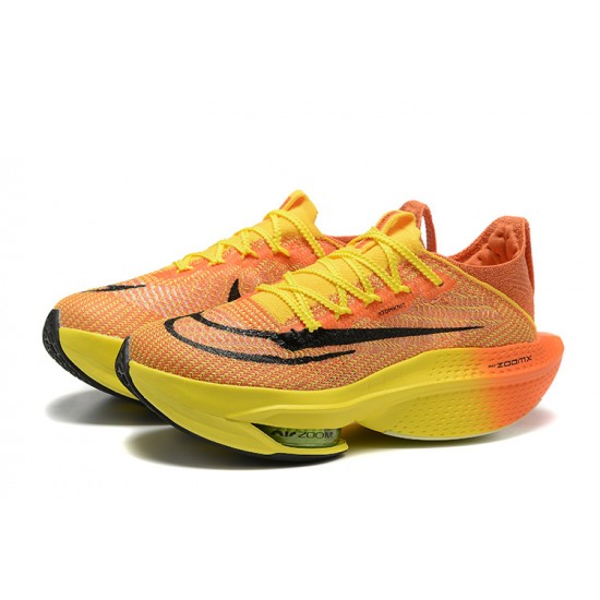 PK Sneakers Air Zoom Alphafly Next 2 Orange and Yellow Shoes 