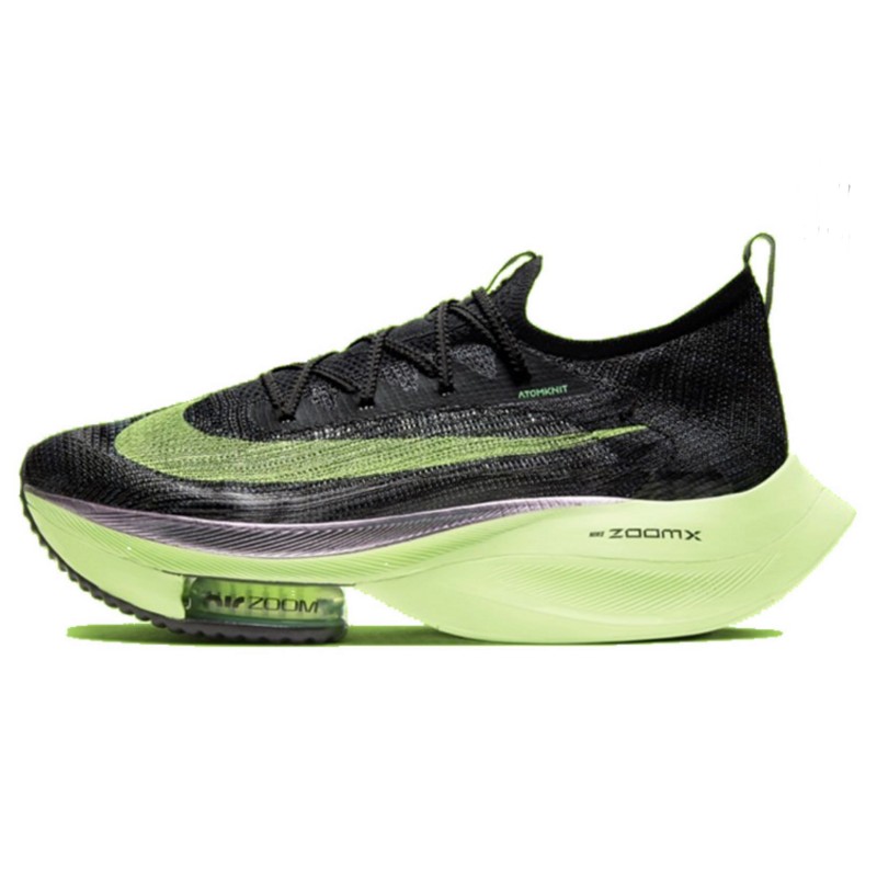 PK Sneakers Air Zoom Alphafly Next 2 Black and Green Shoes 