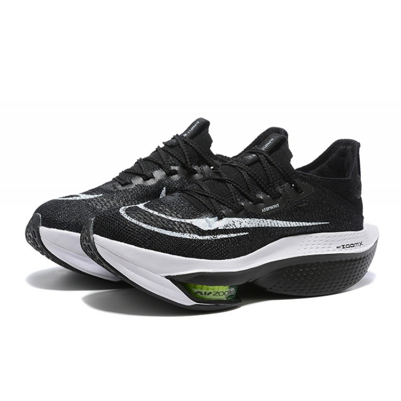 PK Sneakers Air Zoom Alphafly Next 2 Black and White Shoes 