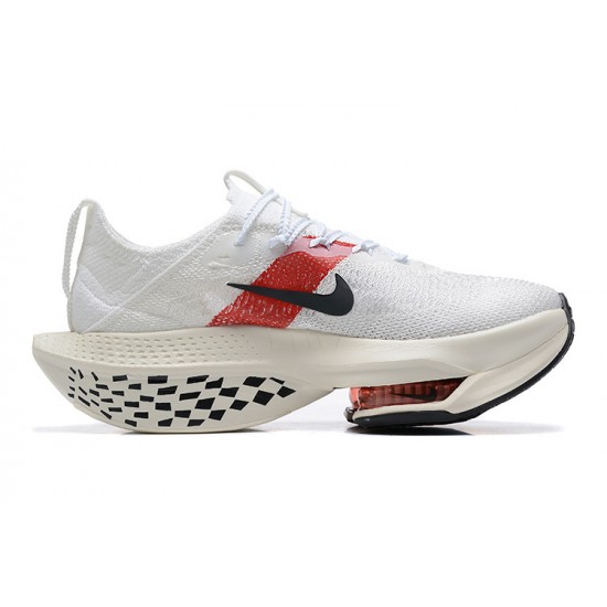 PK Sneakers Air Zoom Alphafly Next 2 White and Red Shoes 