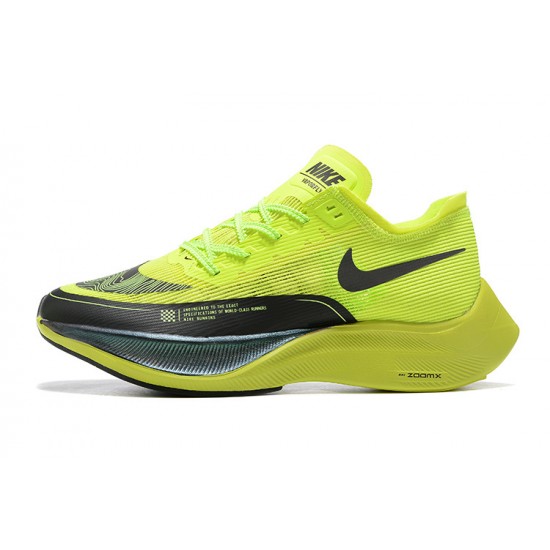 PK Sneakers ZoomX VaporFly NEXT Chartreuse Black Shoes 