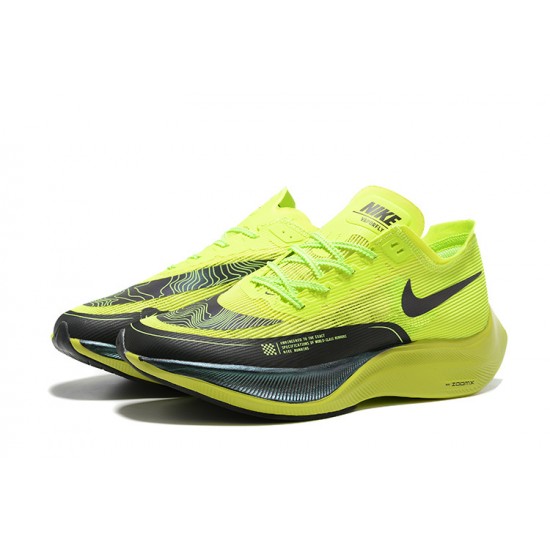 PK Sneakers ZoomX VaporFly NEXT Chartreuse Black Shoes 