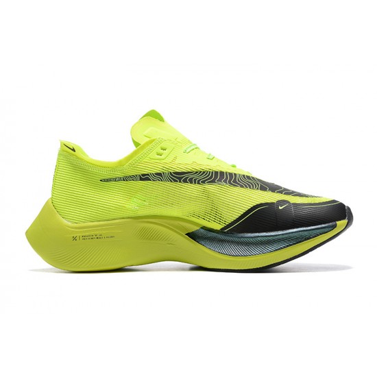 PK Sneakers ZoomX VaporFly NEXT Chartreuse Black Shoes 