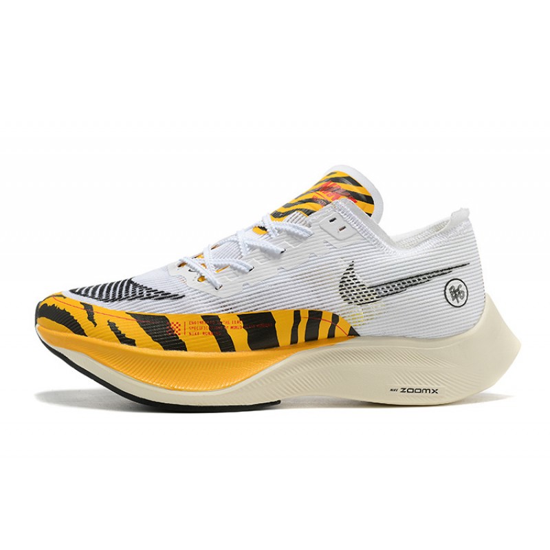 PK Sneakers ZoomX VaporFly NEXT White Orange Shoes 