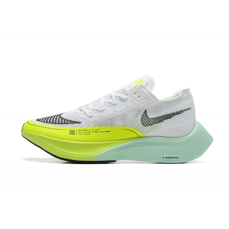 PK Sneakers ZoomX VaporFly NEXT White Yellow Shoes 