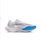 PK Sneakers ZoomX VaporFly NEXT White and Blue Shoes 