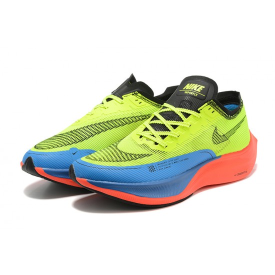 PK Sneakers ZoomX VaporFly NEXT Yellow Blue Shoes 