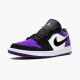 PK Sneakers Jordan 1 Low Court Purple White/Black-Court Purple 553558-125