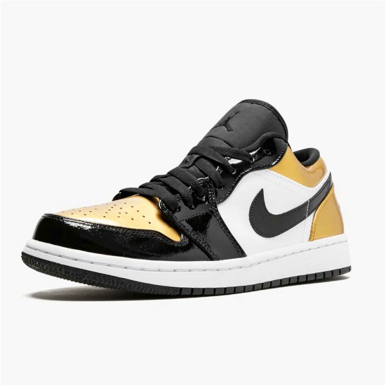 PK Sneakers Jordan 1 Low Gold Toe Metallic Gold/Black-White CQ9447-700