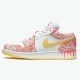 PK Sneakers Jordan 1 Low Paint Drip (GS) Arctic Punch/Pale Vanilla-White CW7104-601