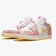 PK Sneakers Jordan 1 Low Paint Drip (GS) Arctic Punch/Pale Vanilla-White CW7104-601