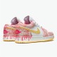 PK Sneakers Jordan 1 Low Paint Drip (GS) Arctic Punch/Pale Vanilla-White CW7104-601