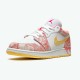 PK Sneakers Jordan 1 Low Paint Drip (GS) Arctic Punch/Pale Vanilla-White CW7104-601